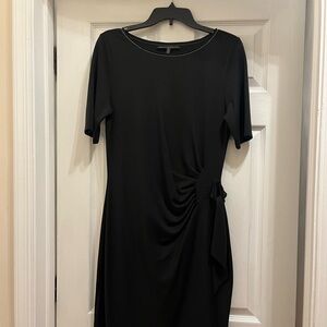 White House Black Market Black Midi Dress